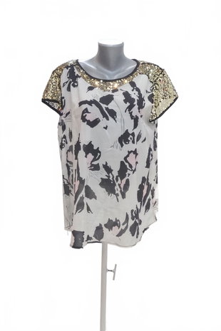 Damen -T-ShirtGenesisohne Aufdruck,farbegemustert,größe3XL