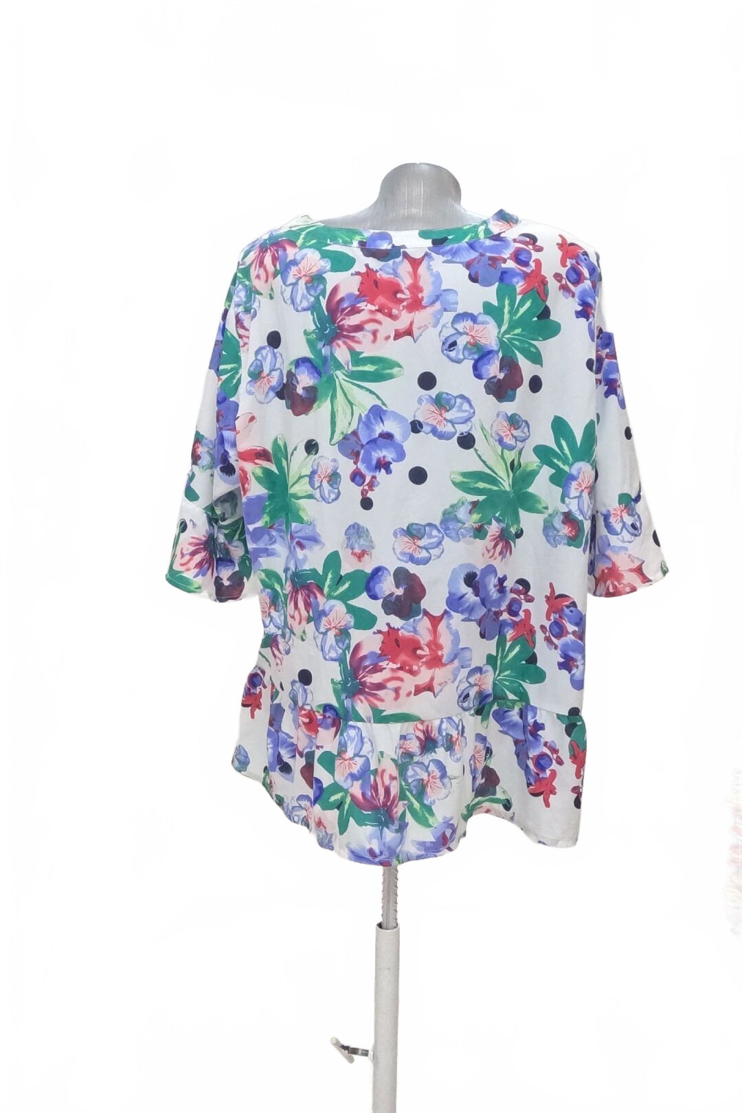 Damen -T-ShirtGenesisohne Aufdruck,farbegeblümt,größe50