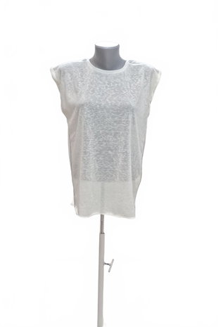 Damen -T-ShirtPage Oneohne Aufdruck,farbeweiss,größeL