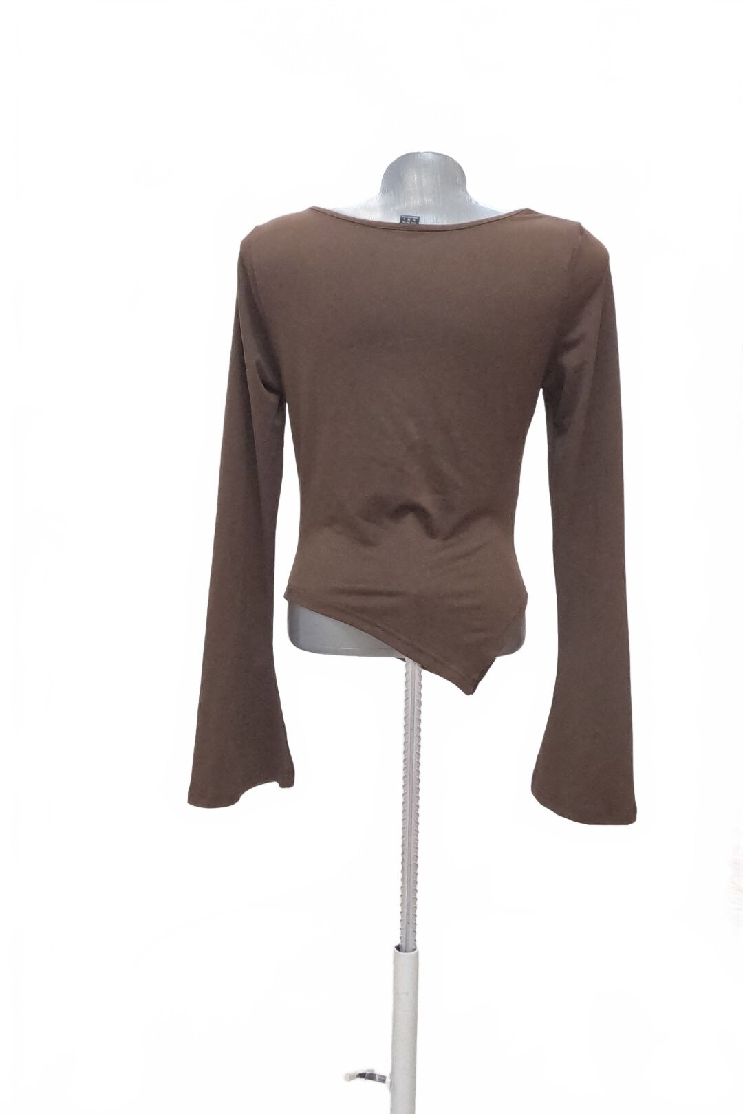 Damen -T-ShirtSheinohne Aufdruck,farbebraun,größeM