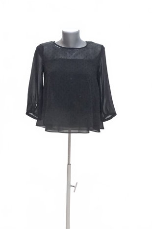 Damen -T-ShirtClockhouse / Ckhohne Aufdruck,farbeschwarz,größe34