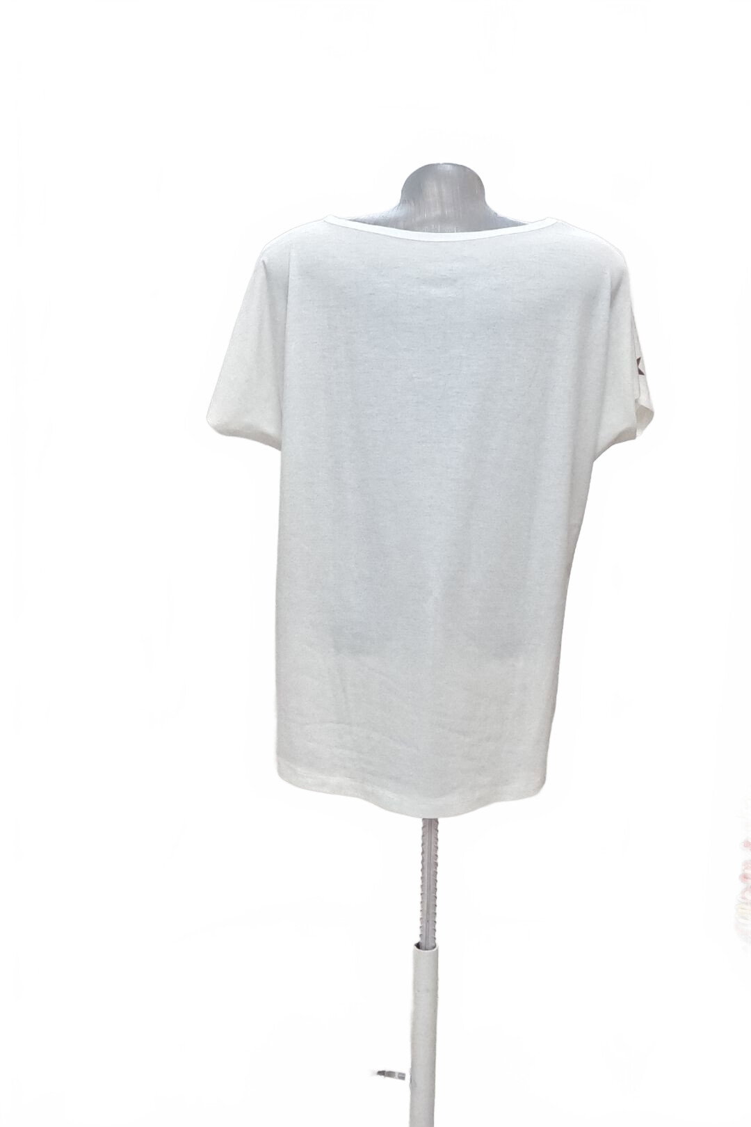 Damen -T-ShirtGenesismit Aufdruck,farbeweiss,größeL