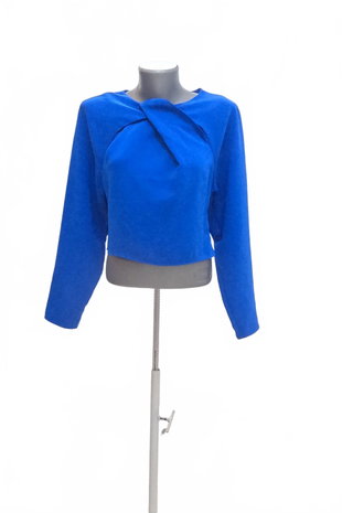 Damen -T-ShirtZaraohne Aufdruck,farbeblau,größeS