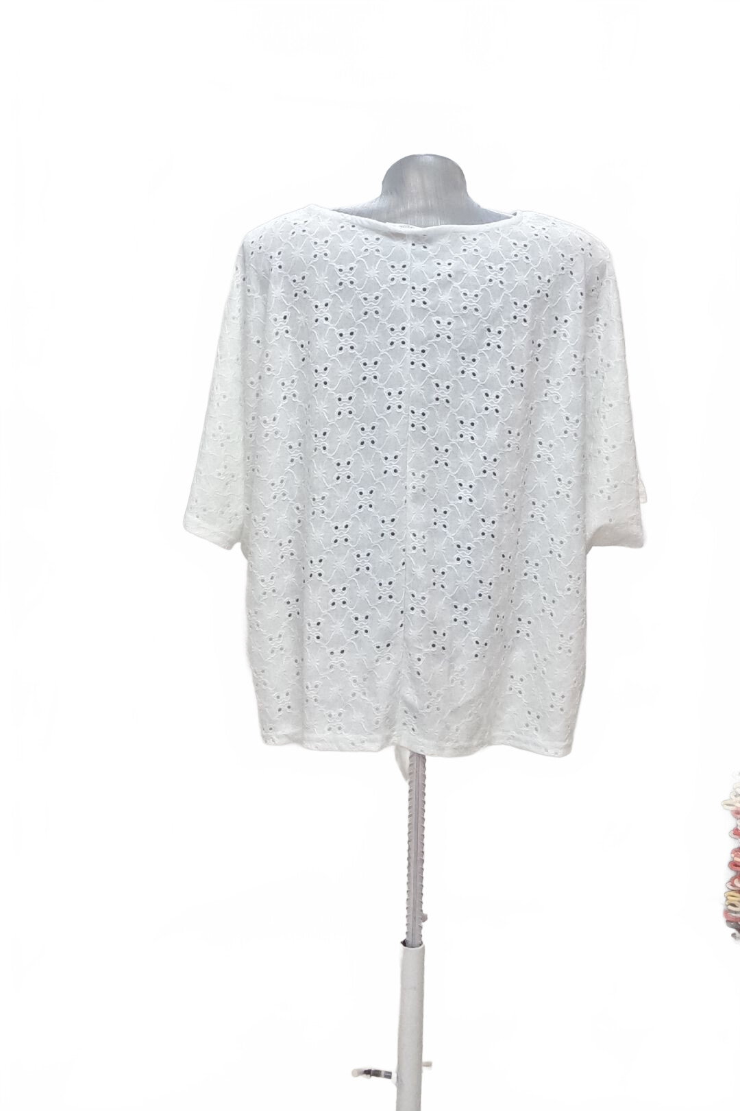 Damen -T-ShirtJaninaohne Aufdruck,farbeweiss,größeXL