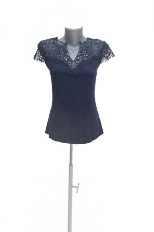 Damen -T-ShirtOrsayohne Aufdruck,farbeblau,größeS