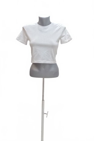 Damen -T-ShirtZaraohne Aufdruck,farbeweiss,größeS