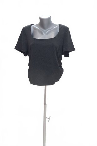 Damen -T-ShirtGenesisohne Aufdruck,farbeschwarz,größeXL