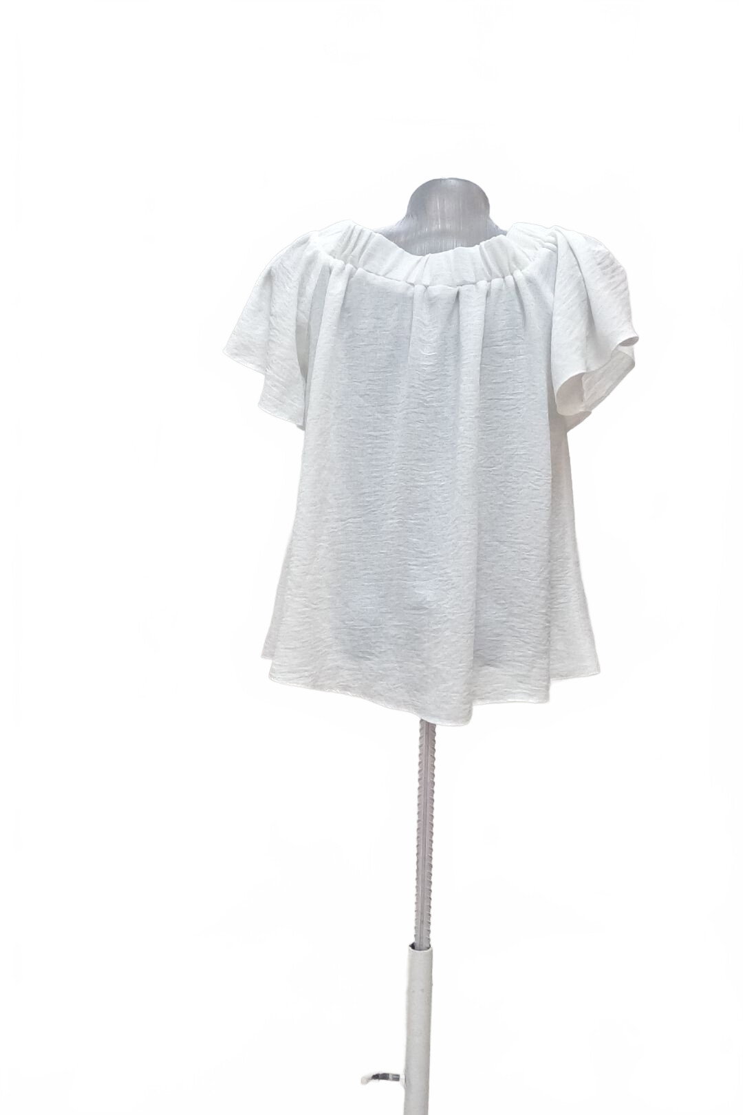 Damen -T-ShirtF&Fohne Aufdruck,farbeweiss,größe34