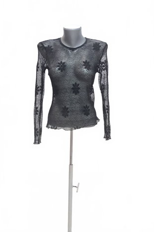 Damen -T-ShirtGenesisohne Aufdruck,farbeschwarz,größeM