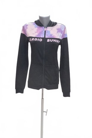 Mädchen-Sweatshirt Cardio Bunny, Farbe mehrfarbig, Größe 170