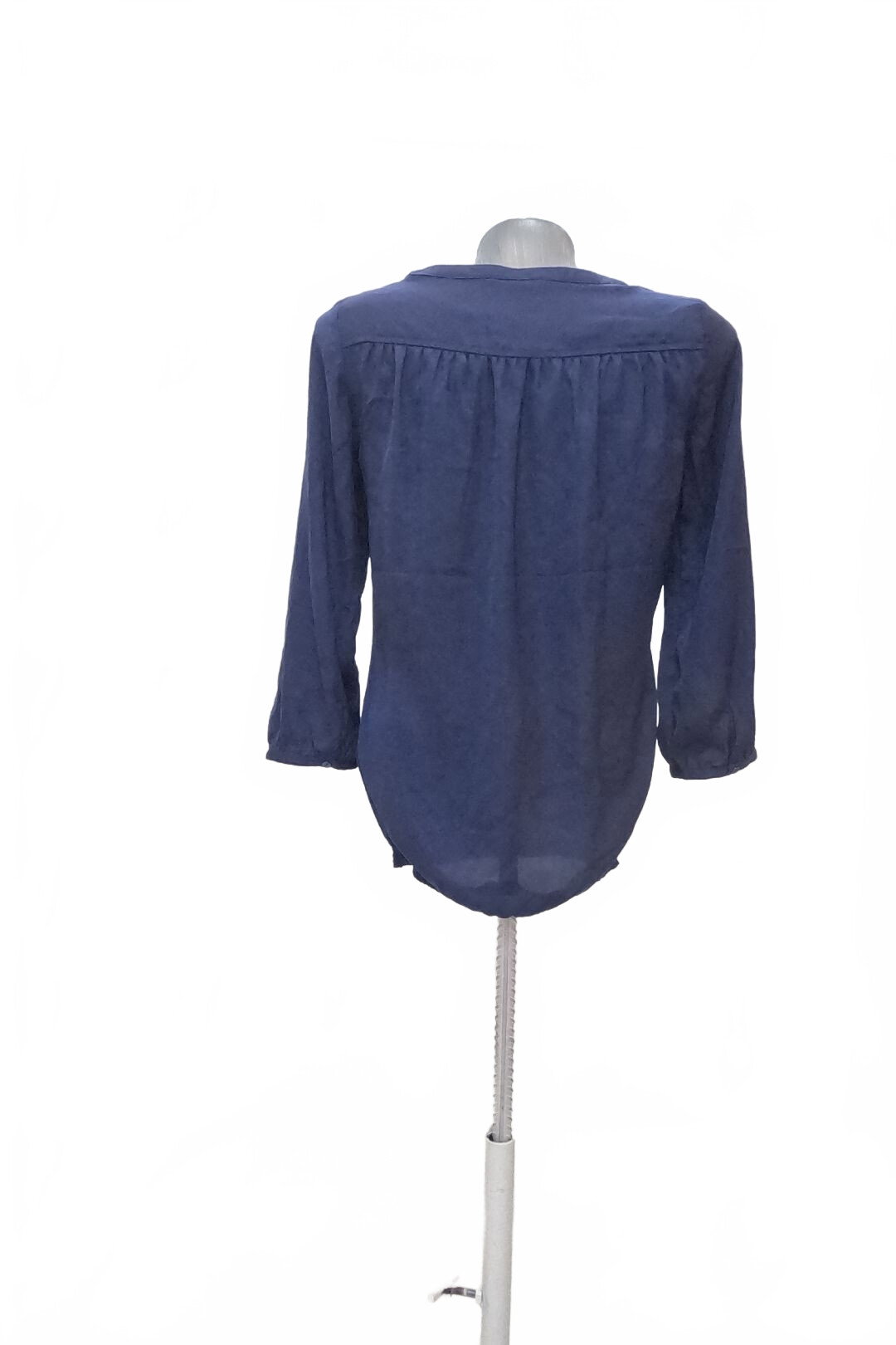 Damen -T-ShirtCamaieuohne Aufdruck,farbeblau,größeS
