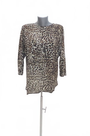 Damen -T-ShirtPrimarkohne Aufdruck,farbeanimal-print,größe40
