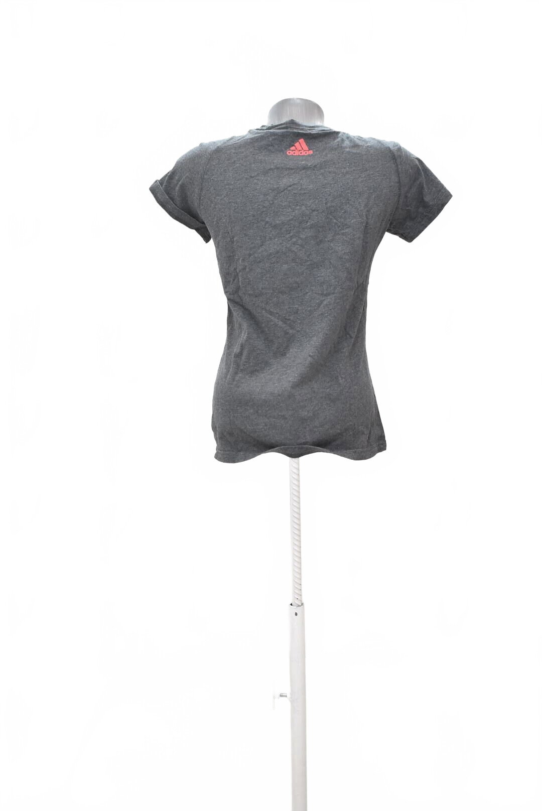 Damen -T-ShirtAdidasmit Aufdruck,farbegrau,größeS