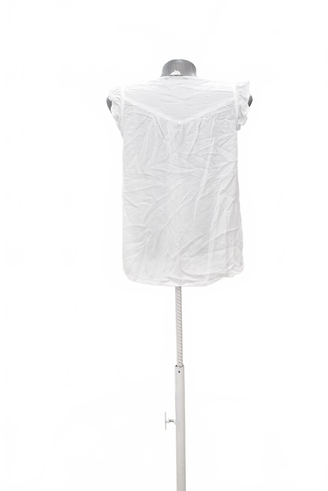 Damen -T-ShirtF&Fohne Aufdruck,farbeweiss,größe34