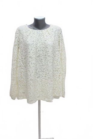 Damen -T-ShirtLindexohne Aufdruck,farbebeige,größeXL