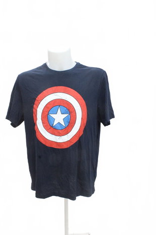 Herren-T-Shirt Genesis mit Aufdruck, Farbe blau, Größe L