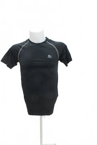 Herren-T-Shirt Crivit ohne Aufdruck, Farbe schwarz, Größe S