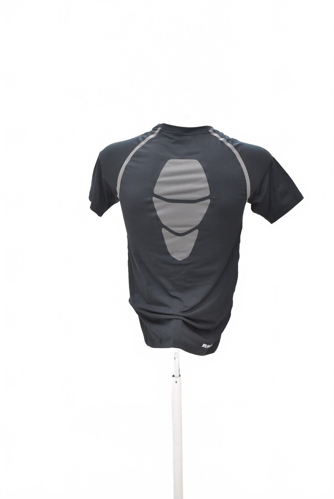 Herren-T-Shirt Crivit ohne Aufdruck, Farbe schwarz, Größe S