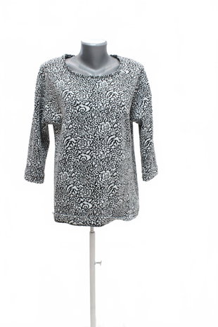 Damen -T-ShirtF&Fohne Aufdruck,farbegeblümt,größe42