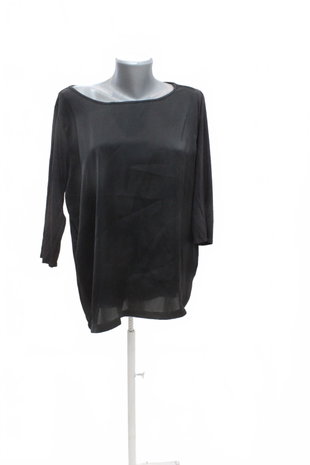 Damen -T-ShirtGenesisohne Aufdruck,farbeschwarz,größeL
