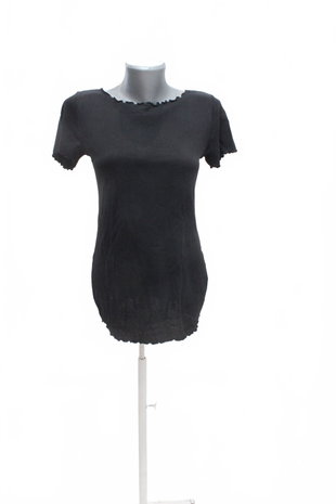 Damen -T-ShirtH&Mohne Aufdruck,farbeschwarz,größeM