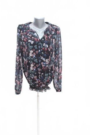 Damen -T-ShirtJaninaohne Aufdruck,farbegeblümt,größe40