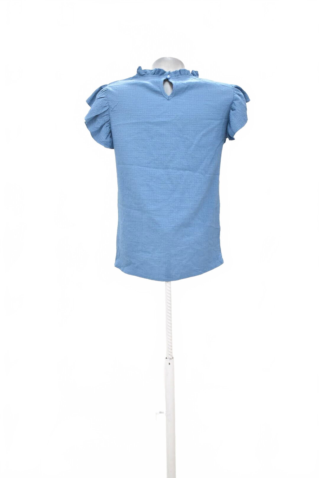 Damen -T-ShirtSheinohne Aufdruck,farbeblau,größe34