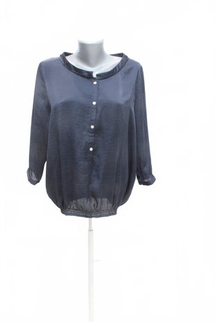 Damen -T-ShirtTatuumohne Aufdruck,farbeblau,größe40