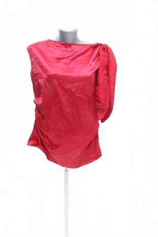 Damen -T-ShirtGenesisohne Aufdruck,farberot,größeXL