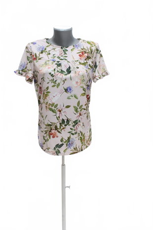 Damen -T-ShirtOrsayohne Aufdruck,farbegeblümt,größeS