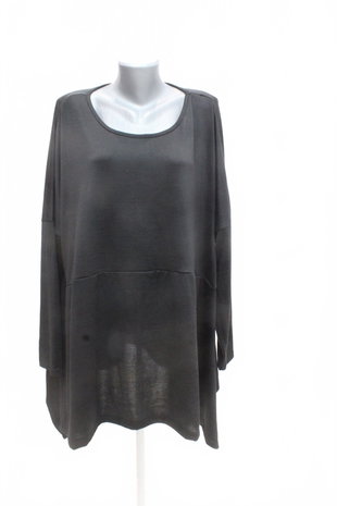 Damen -T-ShirtJaninaohne Aufdruck,farbeschwarz,größe56