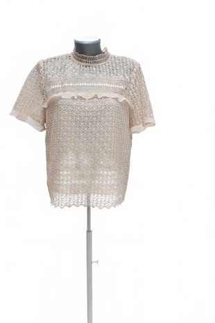 Damen -T-ShirtZaraohne Aufdruck,farbebeige,größeXL