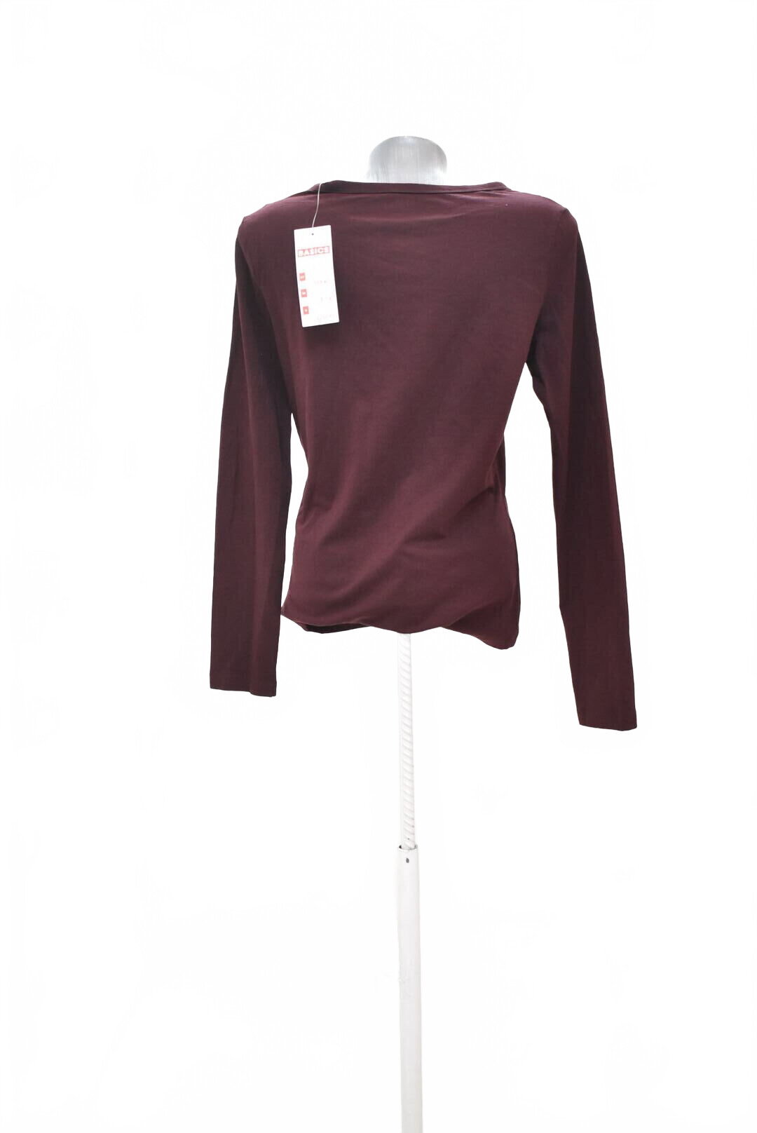 Damen -T-ShirtF&Fohne Aufdruck,farbebordo,größeM