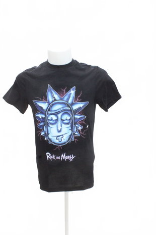 Herren-T-Shirt H&M mit Aufdruck, Farbe schwarz, Größe XS