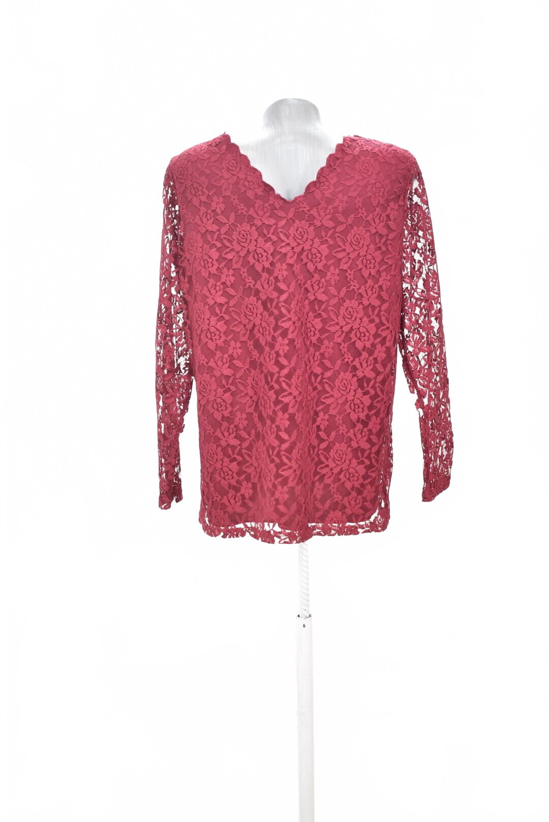 Damen -T-ShirtJaninaohne Aufdruck,farbebordo,größe44