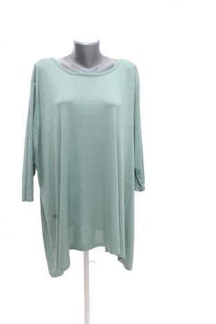 Damen -T-ShirtJaninaohne Aufdruck,farbetůrkis,größe56