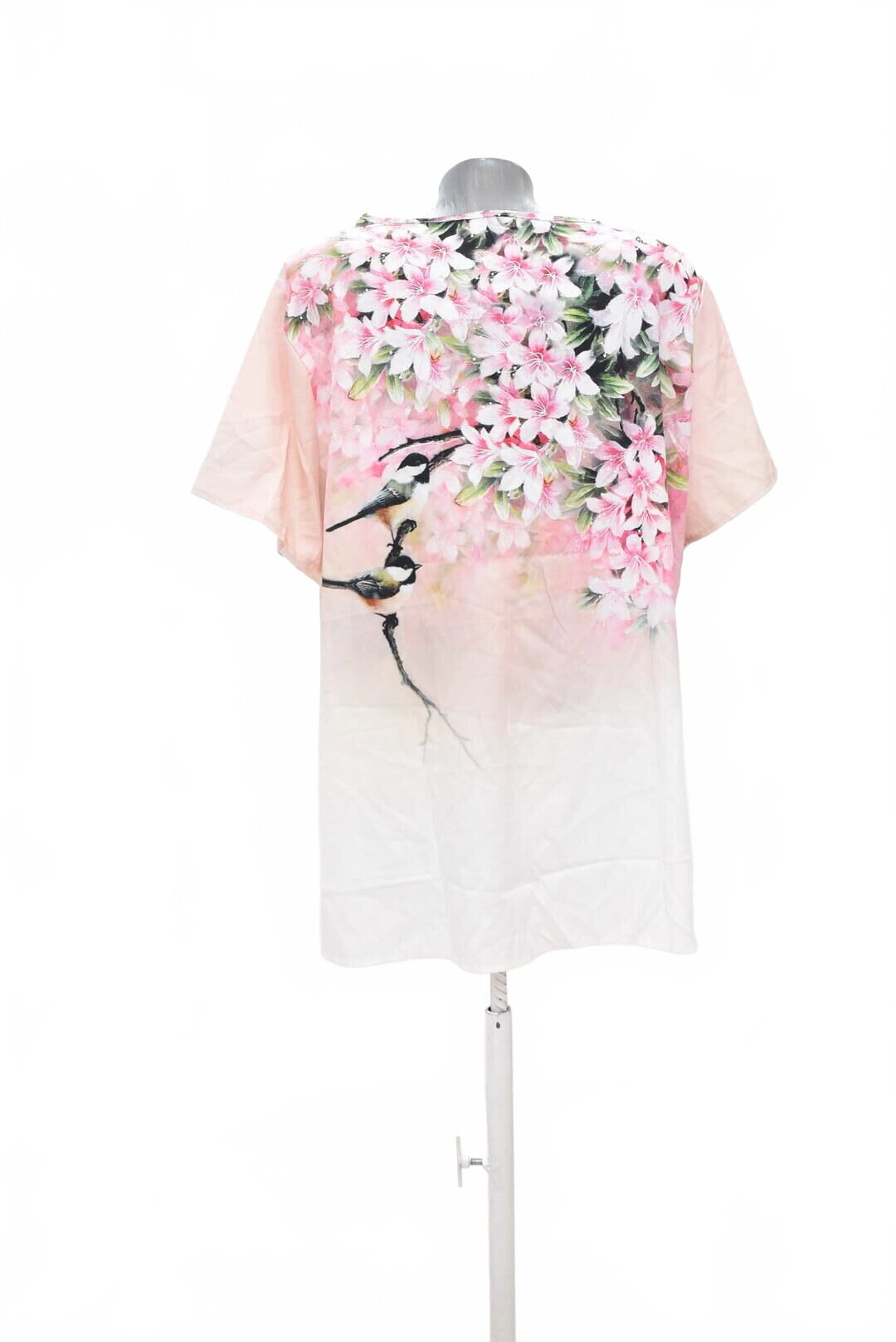 Damen -T-ShirtGenesisohne Aufdruck,farbegeblümt,größe4XL