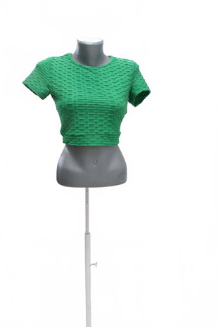 Damen -T-ShirtNew Collectionohne Aufdruck,farbegrün,größeS