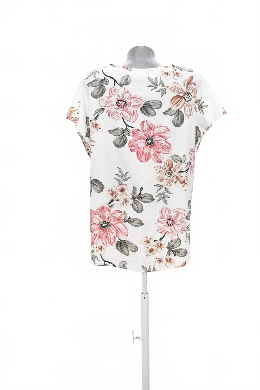Damen -T-ShirtSheinohne Aufdruck,farbegeblümt,größe44