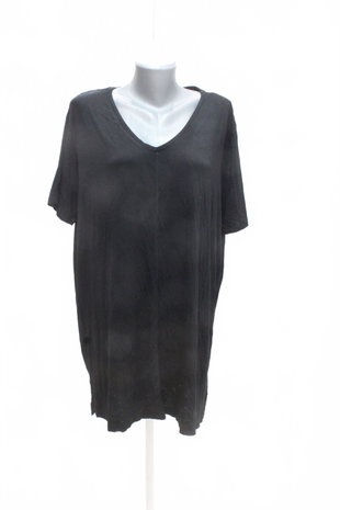 Damen -T-ShirtF&Fohne Aufdruck,farbeschwarz,größe46