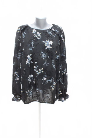 Damen -T-ShirtGeorgeohne Aufdruck,farbegeblümt,größe52