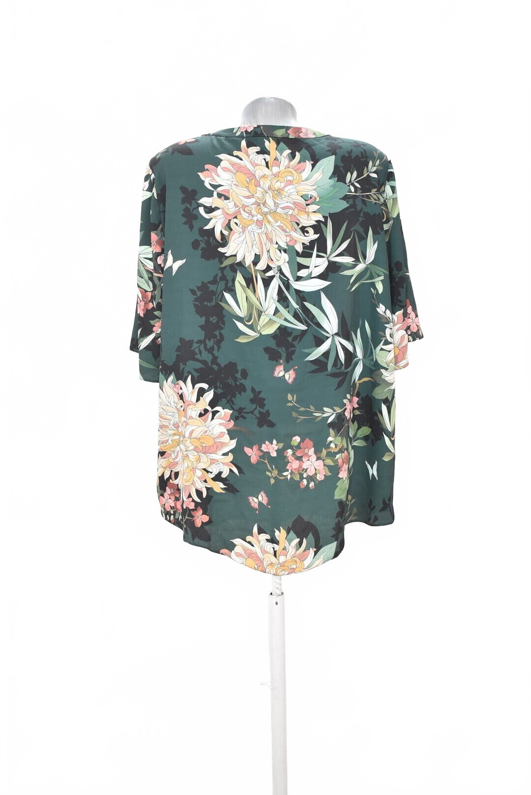 Damen -T-ShirtF&Fohne Aufdruck,farbegeblümt,größe48
