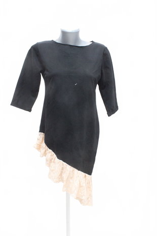 Damen -T-ShirtGenesisohne Aufdruck,farbeschwarz,größeL