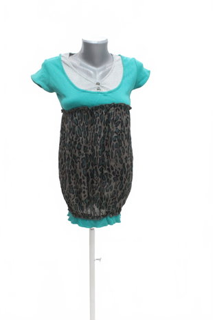 Damen -T-ShirtGenesisohne Aufdruck,farbeanimal-print,größeM