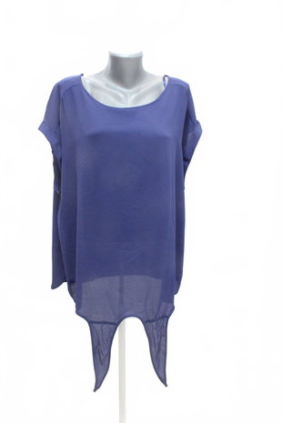 Damen -T-ShirtC&Aohne Aufdruck,farbeblau,größe50