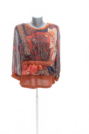 Damen -T-ShirtGenesisohne Aufdruck,farbegemustert,größe42