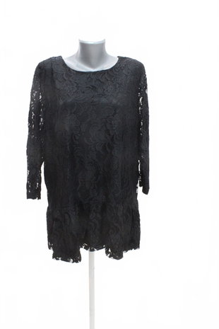 Damen -T-ShirtMaxi Blueohne Aufdruck,farbeschwarz,größe50