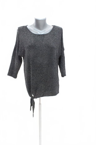 Damen -T-ShirtPage Oneohne Aufdruck,farbesilber,größeS