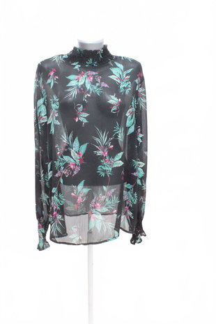 Damen -T-ShirtJaninaohne Aufdruck,farbegeblümt,größe48