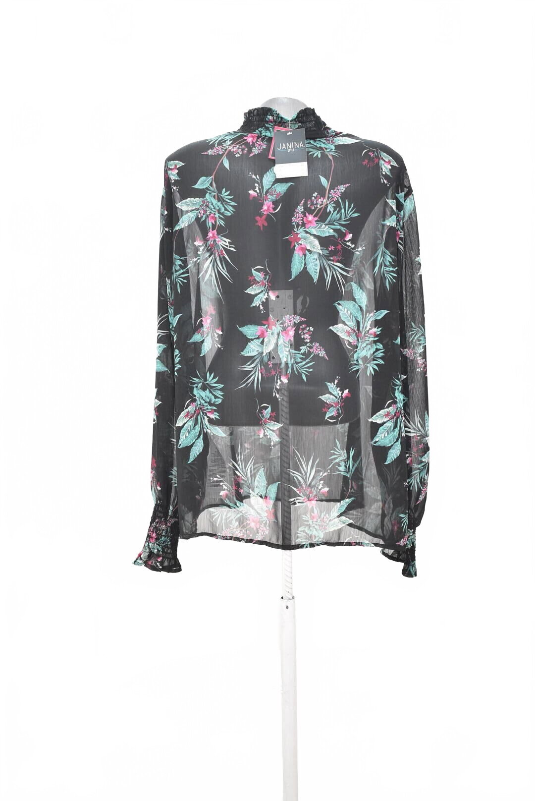 Damen -T-ShirtJaninaohne Aufdruck,farbegeblümt,größe48